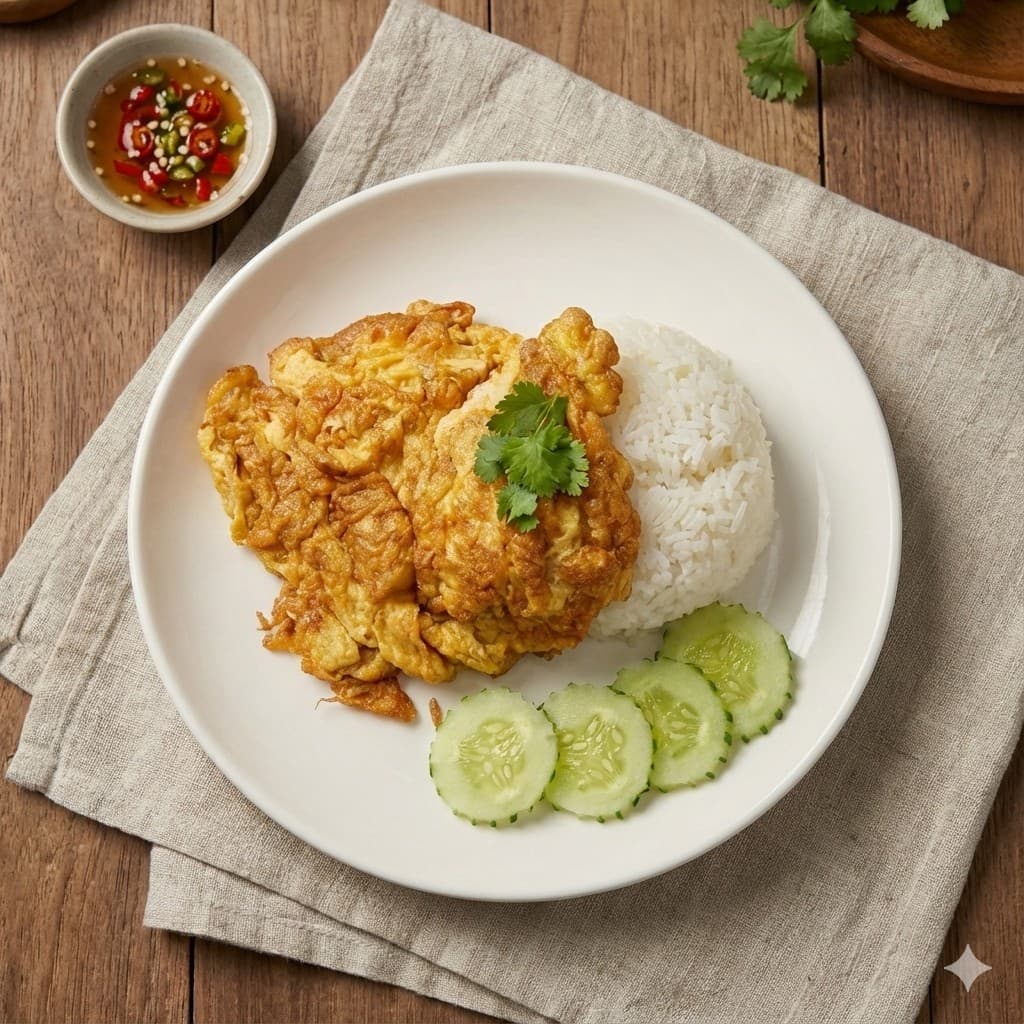 ข้าวไข่เจียวหมูสับ