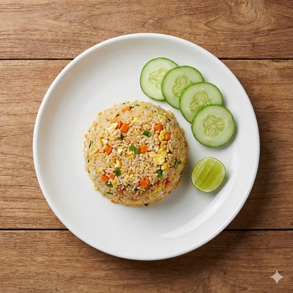 ข้าวผัดไข่ หมู/กุ้ง/ปลาหมีก